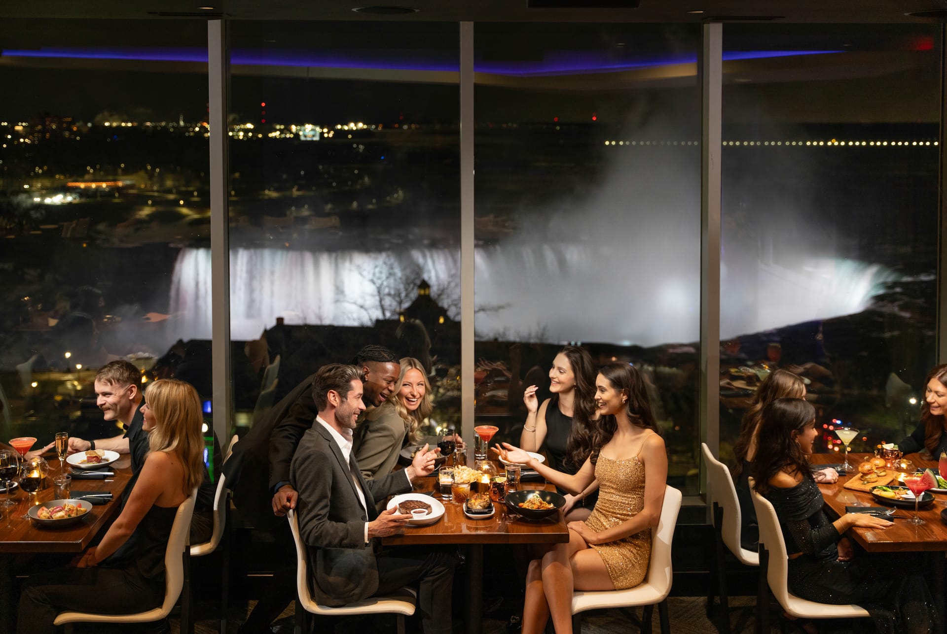 Fallsview dining at stk steakhouse fallsview.
